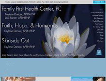 Tablet Screenshot of familyfirsthealthcenter.org